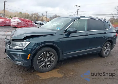 2018 Volkswagen Tiguan 2.0T Se/2.0T Sel из США, поврежденный, VIN 3VV2B7AXXJM019193